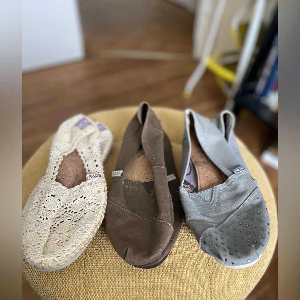 Skechers Bobs 3 pack size 8